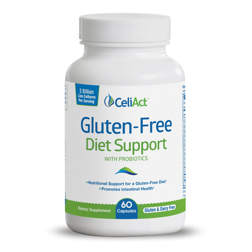 Gluten-Free Diet Support Bottle Image